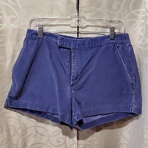 Blue Corduroy Shorts by Abercrombie & Fitch - Size 8